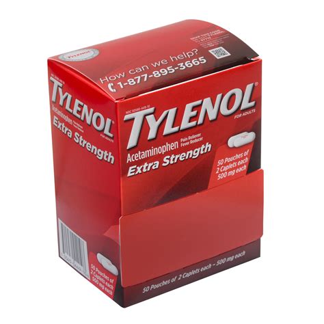 tylenol extra strength packets  mfasco health safety