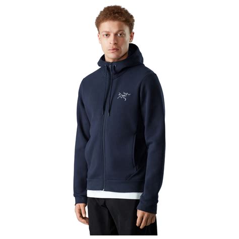 arcteryx bird emblem full zip hoody hoodie mens buy  bergfreundeeu