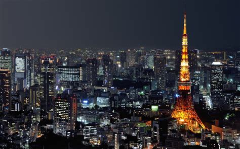 photography cityscape city urban building night lights japan