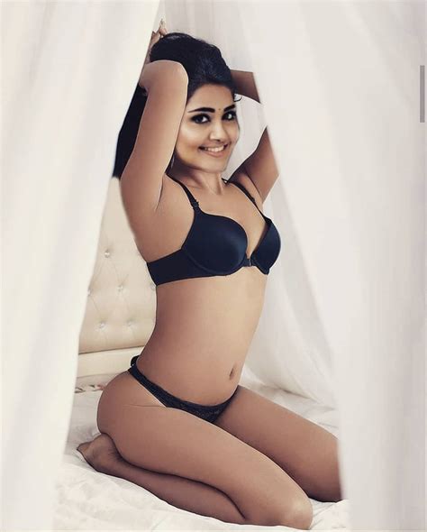 Anupama Parameswaran Sexy Bikini Photos Hot And Fake Lingerie Images