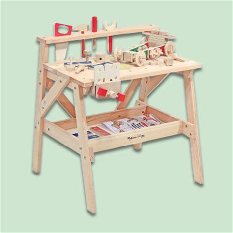 childrens wooden workbench easy diy woodworking kits