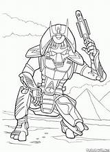 Coloring Pages Futuristic Guardian Pyramids Wars Colorkid Boys sketch template
