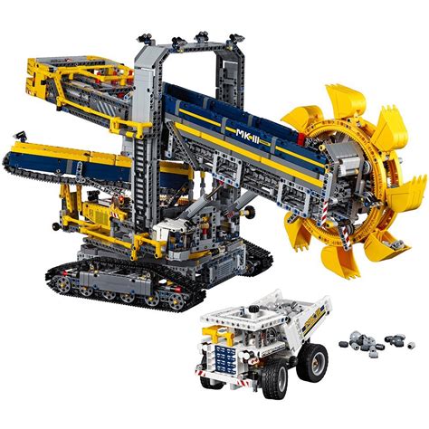 amazon lowest price lego technic bucket wheel excavator  construction toy
