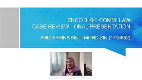 enco 3104 case review gender discrimination youtube