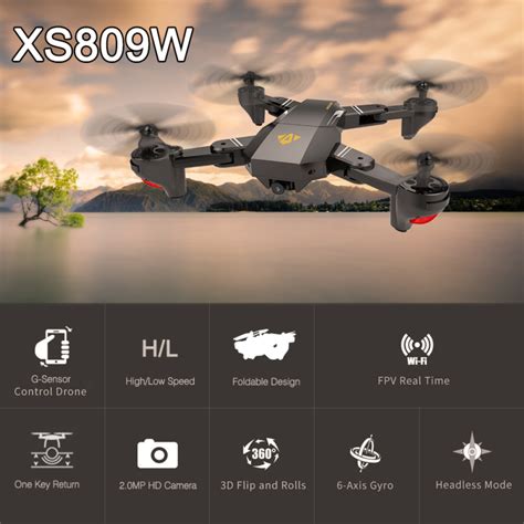 buy visuo xsw  foldable rc quadcopter wifi fpv selfie drone rtf   india  lowest