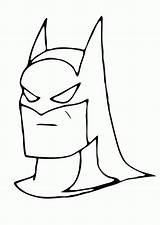 Coloring Batman Pages Printable Mask Popular sketch template