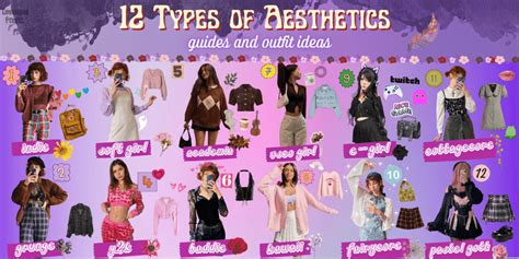 types  aesthetics guides outfit ideas updated  cosmique