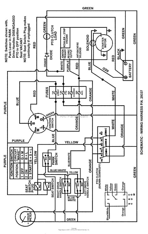 kohler command pro  wiring diagram wiring draw  schematic