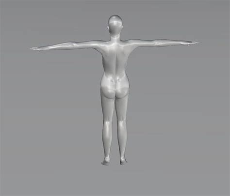 3d model rigged female body cgtrader