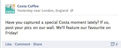 costa    facebook page  connect   market