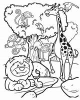 Safari Coloring Pages Animals African Printable Getdrawings Getcolorings Animal Jeep Drawing Colorings sketch template