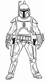 Wars Coloring Star Pages Book Print Kids Fett Jango sketch template