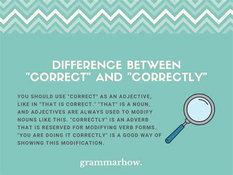 correct  correctly difference explained  examples trendradars