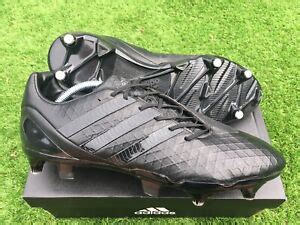 adidas predator incurza rugby football boots sg uk  blackout ebay