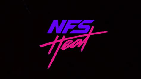 nfs heat nfs heat logo  black background  violet nfs rneedforspeed