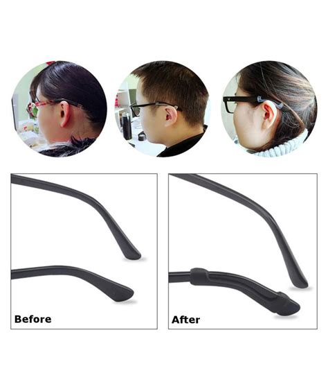 6 12pairs Silicone Anti Slip Ear Hook Ear Pads For Eyeglasses Glasses