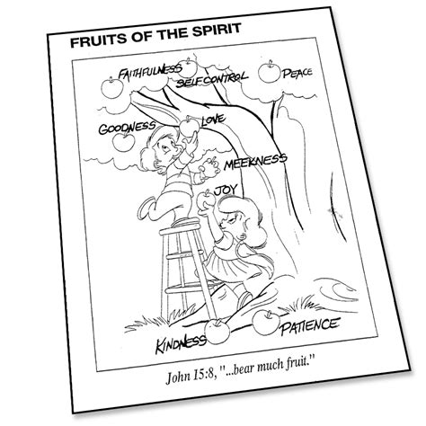 fruit   spirit coloring page super church