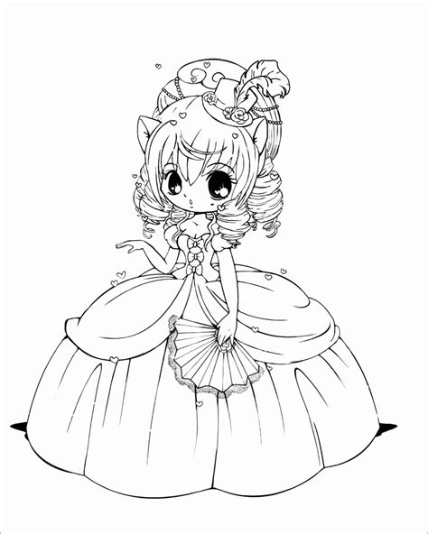 chibi coloring pages coloringbay