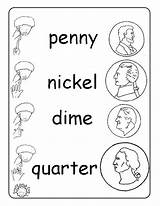 Coloring Money Pages Sign Language Asl Coins Cent Nickel Gold Coin Printable Kids Signs Fake Chart American Amount Print Sheets sketch template