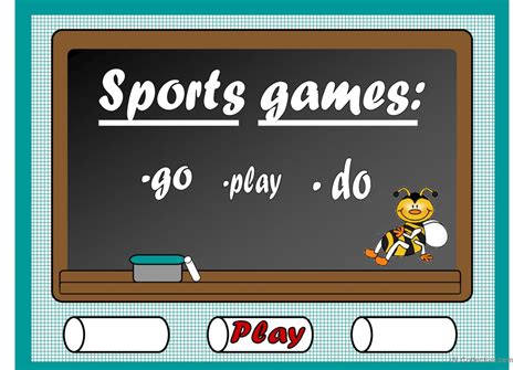play   sports english esl powerpoints