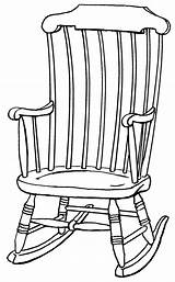 Chair Rocking Drawing Clipart Outline Clip Drawings Chairs Line Cliparts Wooden Old Adirondack Colouring Library Pages Getdrawings Property Clipartbest sketch template