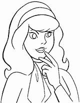 Doo Scooby Daphne Coloring Pages sketch template