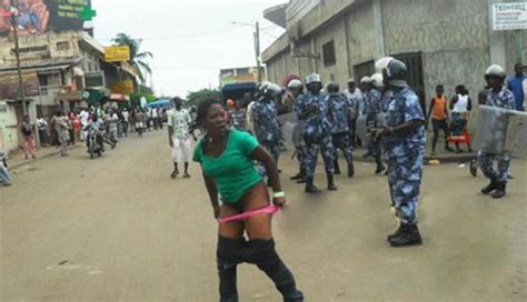 Togolese Women Protest By Dropping Their Trousers