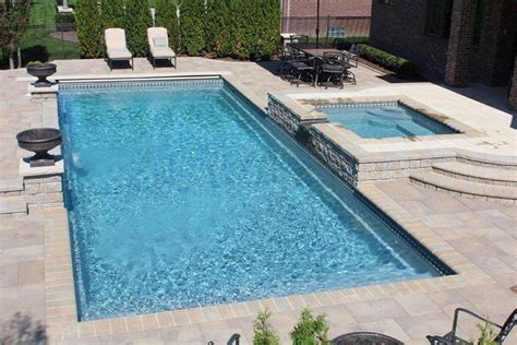 rectangle pool  water feature google search outdoor living