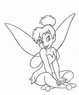 Tinkerbell Draw Drawing Easy Coloring Central Getdrawings sketch template