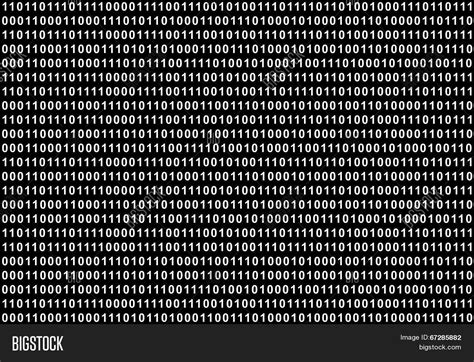 binary code white text  black image photo bigstock