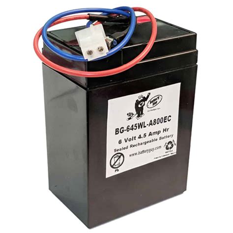 ah rechargeable sealed lead acid rechargeable sla battery  wire leads  aec