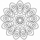 Mandala Coloring Pages Focus Practice sketch template