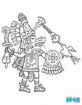 Quetzalcoatl Coloring Huitzilopochtli Designlooter Pages Hellokids 46kb Print Color Online sketch template