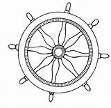 Wheel Steering Coloring Nautical Ship Drawing Pages Pirate Clipart Ships Colouring Template Printables Boat Printable Wheels Kids Sketch Print Drawings sketch template
