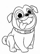 Coloring Dog Puppy Pages Pals Color Print Cartoon Kids sketch template