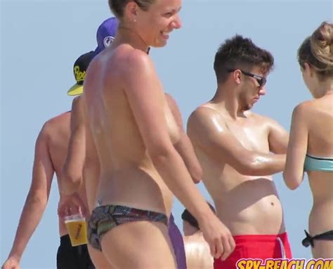 Hot Bikini Teens Thong Topless Voyeur Spy Beach Free