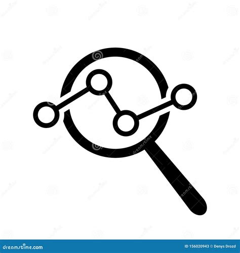 analysis icon  logo  art style vector illustration
