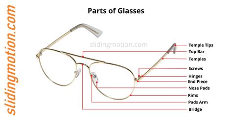 complete guide   parts  glasses names function diagram