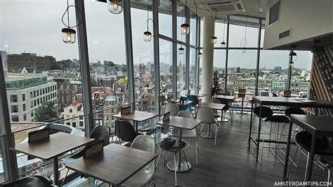 blue amsterdam cafe  panorama  kalvertoren shopping centre