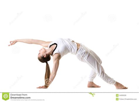 wild  yoga pose stock image image  backbend dancing