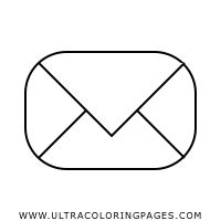 envelope coloring page ultra coloring pages