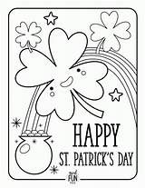 Patrick Coloring St Pages Preschool Printable Rainbow Kids Patricks Activities Pattys Saint Crafts Shamrock Happy Activity Color Adults Religious Sheets sketch template