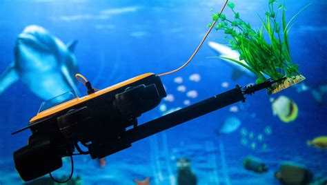 underwater diving drone features  robotic arm