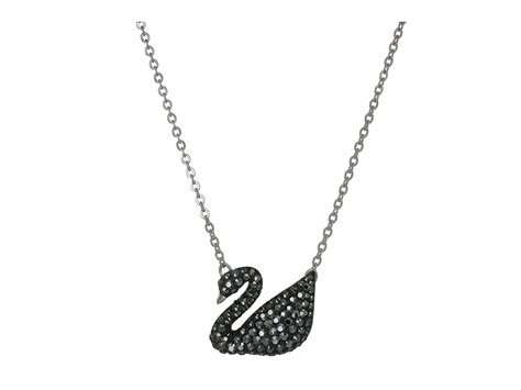 swarovski iconic swan pendant necklace  zapposcom