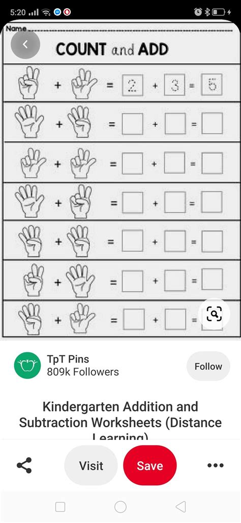 pin  toota toota  math subtraction worksheets addition