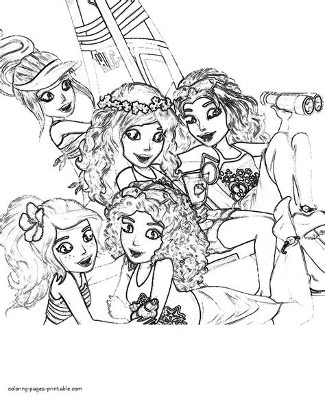 lego friends coloring pages printable coloring pages printablecom
