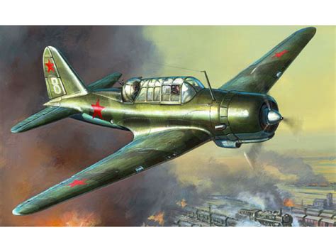 maquette davion militaire bombardier sovietique su   zvezda