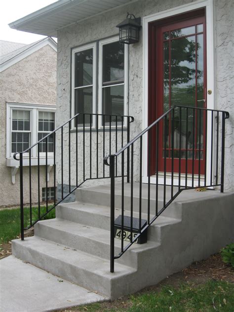 Exterior Step Railings O Brien Ornamental Iron