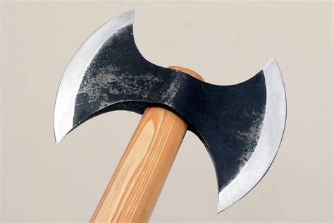 double blade axe viking axe unique design axe hard steel etsy