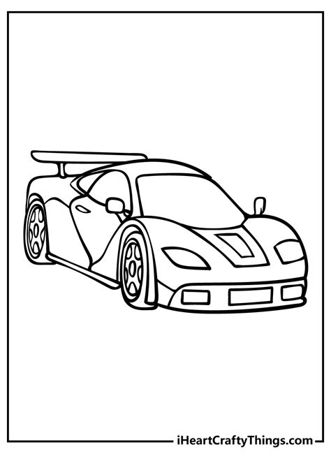 race car coloring pages  preschoolers